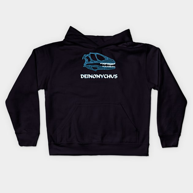 Deinonychus Kids Hoodie by NicGrayTees